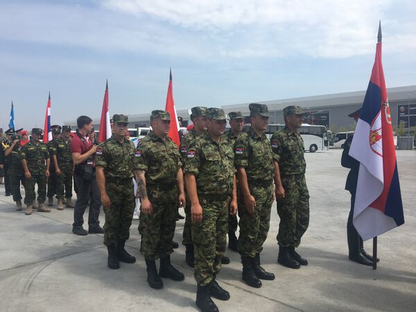 Српски војници на Међународним војним играма у Русији Српски војници на Међународним војним играма у Русији - Sputnik Србија