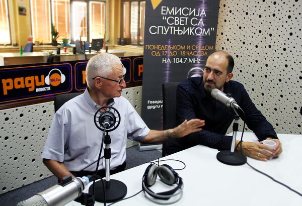 Живадин Јовановић и Душан Пророковић Живадин Јовановић и Душан Пророковић - Sputnik Србија