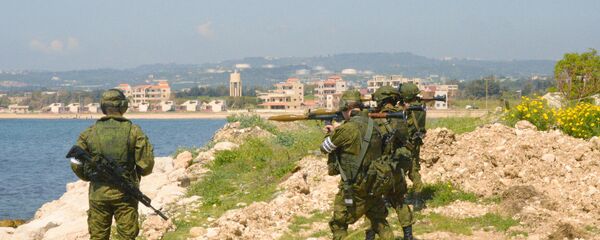 Заједничка руско-сиријска војна вежба у Тартусу Заједничка руско-сиријска војна вежба у Тартусу - Sputnik Србија