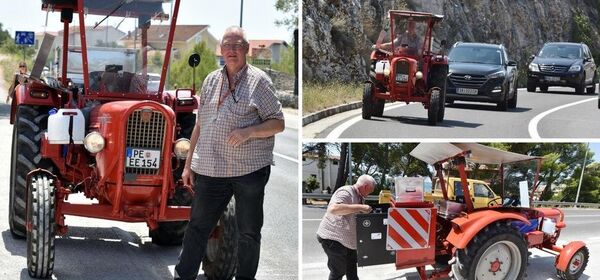 Немац допутовао на море трактором - Sputnik Србија