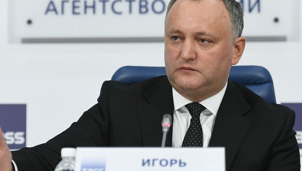 Президент Молдавии Игорь Додон - Sputnik Србија