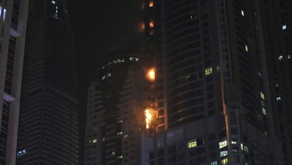 Пожар, Дубаи - Sputnik Србија