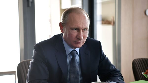 Председник Русије Владимир Путин током посете Бурјатији - Sputnik Србија