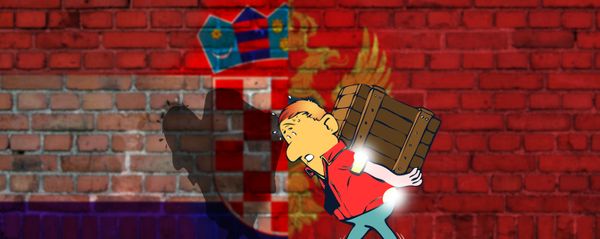 Hrvatska i Crna Gora zastave Hrvatska i Crna Gora zastave - Sputnik Srbija