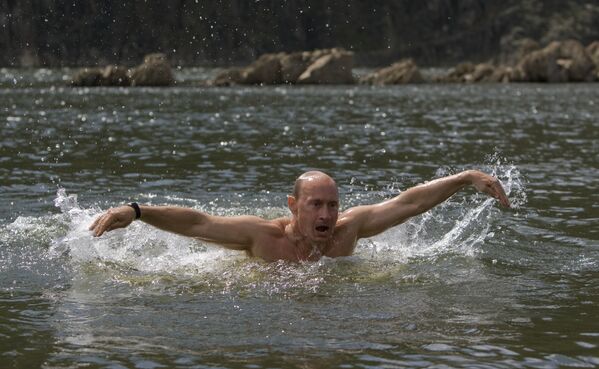 Vladimir Putin na odmoru - Sputnik Srbija