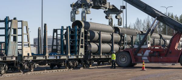Postavljanje cevi za gasovod Severni tok 2 - Sputnik Srbija