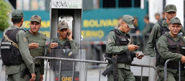 Припадници Националне гарде Венецуеле Припадници Националне гарде Венецуеле - Sputnik Србија
