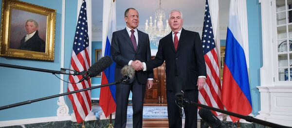 Амерички државни секретар Рекс Тилерсон и министар спољних послова Русије Сергеј Лавров - Sputnik Србија