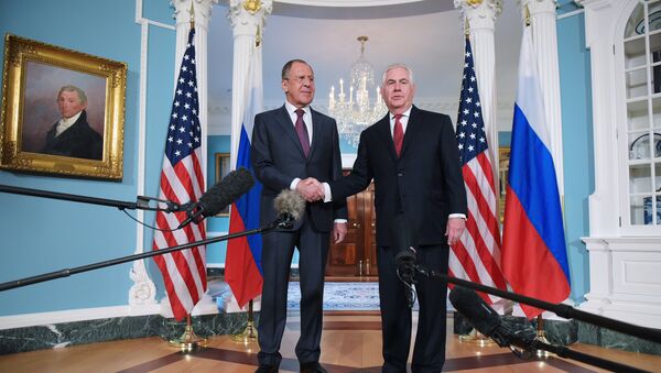 Američki državni sekretar Reks Tilerson i ministar spoljnih poslova Rusije Sergej Lavrov - Sputnik Srbija