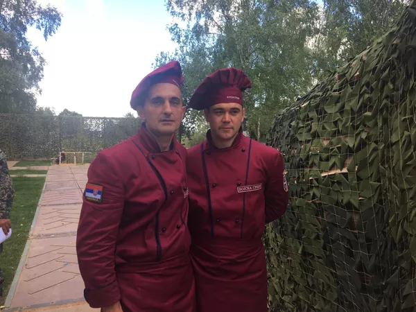 Пекари Војске Србије на такмичењу Пољска кухиња у оквиру Међународних војних игара у Русији. Пекари Војске Србије на такмичењу Пољска кухиња у оквиру Међународних војних игара у Русији. - Sputnik Србија