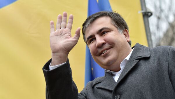 Bivši gruzijski predsednik i bivši guverner Odeske oblasti Mihail Sakašvili - Sputnik Srbija