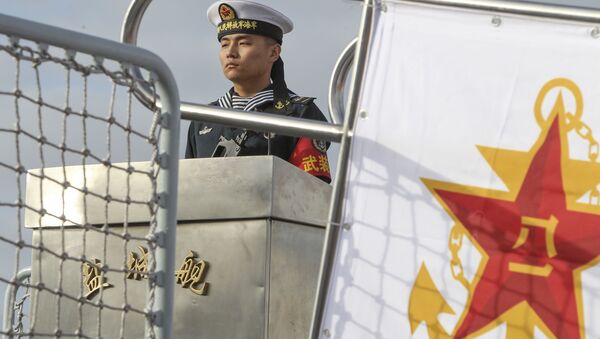 Кинески морнар на фрегати - Sputnik Србија