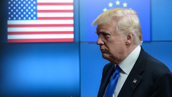 Američki predsednik Donald Tramp sastao se sa liderima EU u Briselu - Sputnik Srbija
