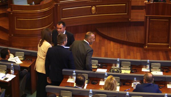 Ramuš Haradinaj u tzv. parlamentu Kosova - Sputnik Srbija