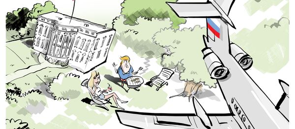 Руски авиони над Белом кућом - Sputnik Србија