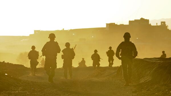 Vojnici tima Zabul vraćaju se u bazu nakon patrole u avganistanskom gradu Kalat - Sputnik Srbija