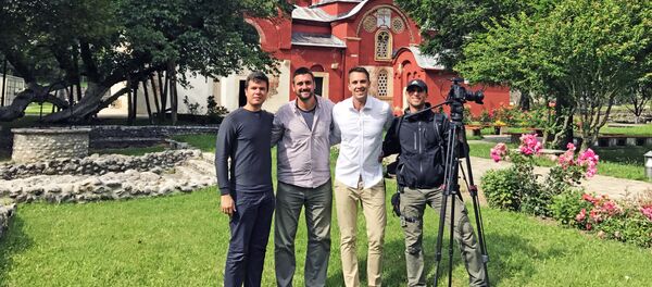 Boris Malagurski, Miloš Ninković, Stefan Popović i Mladen Janković Boris Malagurski, Miloš Ninković, Stefan Popović i Mladen Janković - Sputnik Srbija