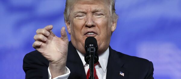 Predsednik SAD Donald Tramp govori na konferenciji Konzervativne partije u Okson Hilu u državi Merilend Predsednik SAD Donald Tramp govori na konferenciji Konzervativne partije u Okson Hilu u državi Merilend - Sputnik Srbija