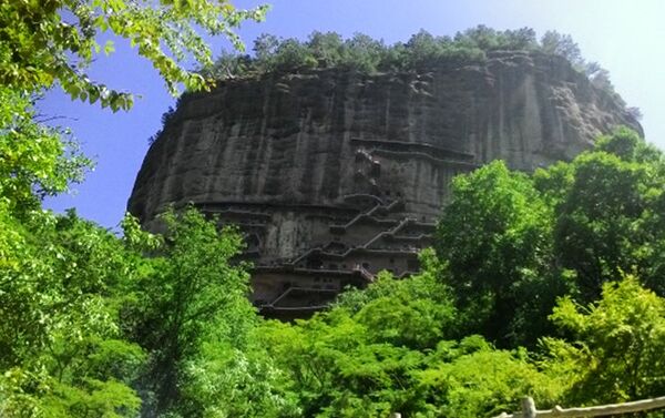Пећински храмови Маиђишан, Тјаншуи, провинција Гансу - Sputnik Србија