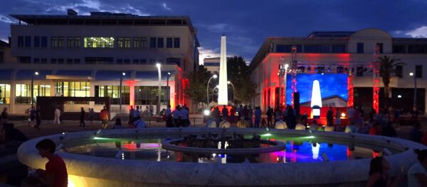 Плато у Подгорици на ком се налази споменик војводи Мирку Петровићу Његошу и учесницима ослободилачких ратова - Sputnik Србија