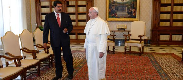 Николас Мадури и папа Фрања - Sputnik Србија