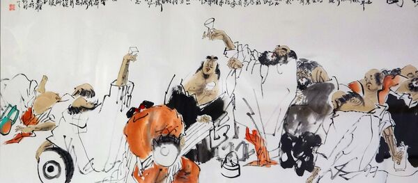 Kineska škola kaligrafije Kineska škola kaligrafije - Sputnik Srbija