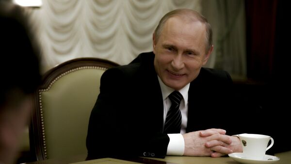 Владимир Путин током интервјуа са Оливером  Стоуном - Sputnik Србија