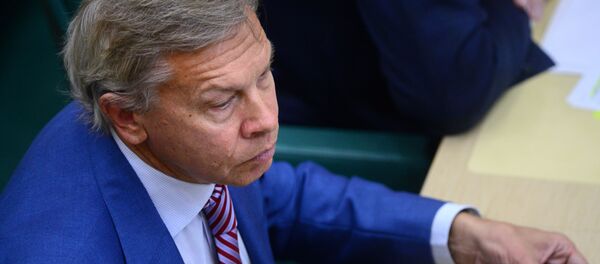 Člen komiteta Soveta Federacii po oborone i bezopasnosti Alekseй Puškov - Sputnik Srbija