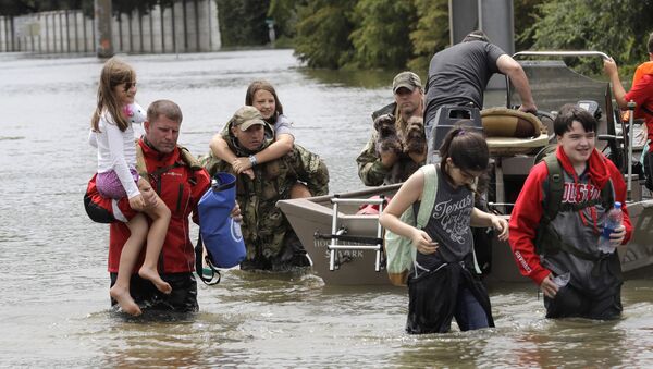 Поплава у Хјустону коју је изазвао ураган Харви - Sputnik Србија