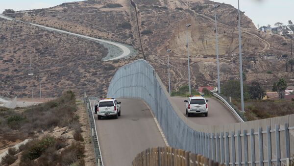 Возила граничне полиције на граници између САД и Мексика - Sputnik Србија