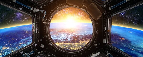 Поглед на Земљу са МСС Поглед на Земљу са МСС - Sputnik Србија