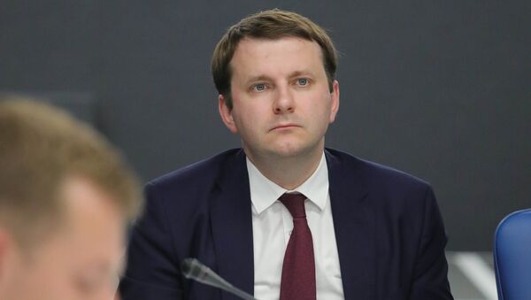 Министар за економски развој Русије Максим Орешкин - Sputnik Србија