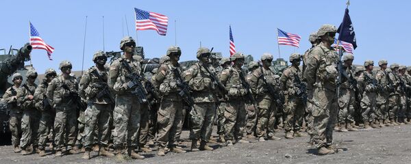 Амерички војници у војној бази Амерички војници у војној бази - Sputnik Србија