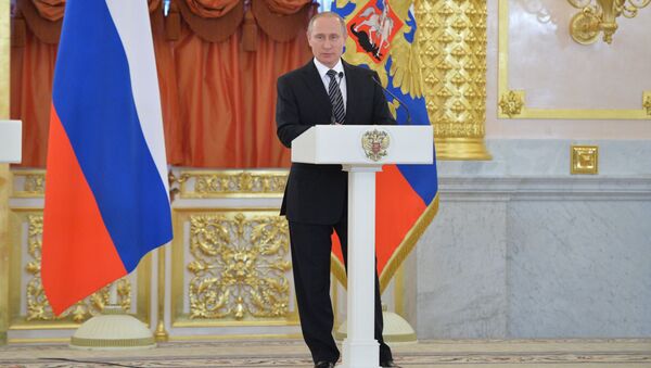 Predsednik Rusije Vladimir Putin u Kremlju - Sputnik Srbija