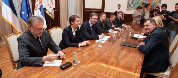 Milorad Dodik i Aleksandar Vučić - Sputnik Srbija