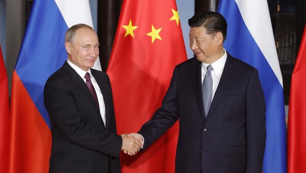 Vladimir Putin i Si Đinping - Sputnik Srbija