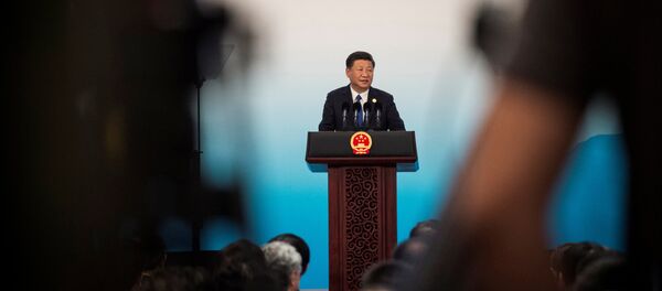 Predsednik Kine Si Đinping govori na konferenciji za medije na samitu BRIKS-a - Sputnik Srbija