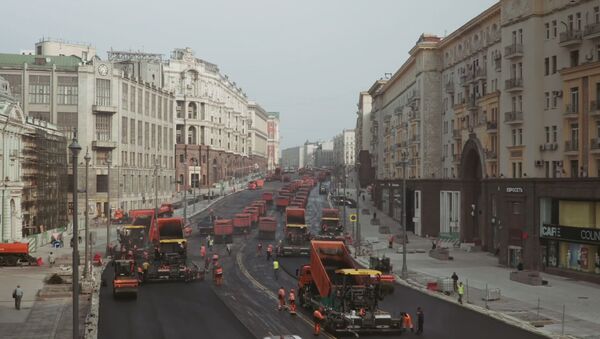 Rekonstrukcija Tverske ulice u Moskvi - Sputnik Srbija