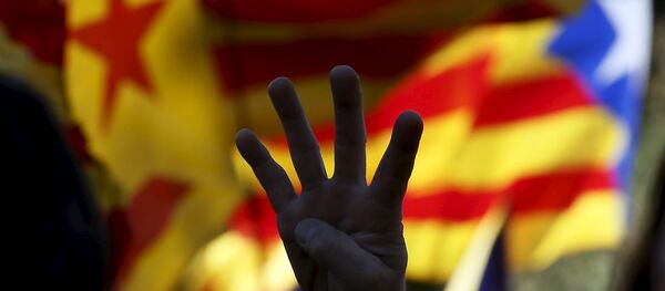 Каталонска сепаратистичка застава - Sputnik Србија