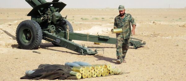 Sirijska vojska u blizini Dejr el Zora Sirijska vojska u blizini Dejr el Zora - Sputnik Srbija