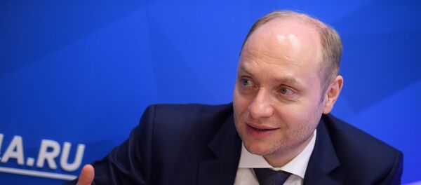 Министар за развој Далеког истока Русије Александар Галушка на Источном економском форуму у Владивостоку - Sputnik Србија