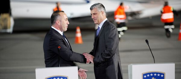 Рамуш Харадинај и Хашим Тачи - Sputnik Србија