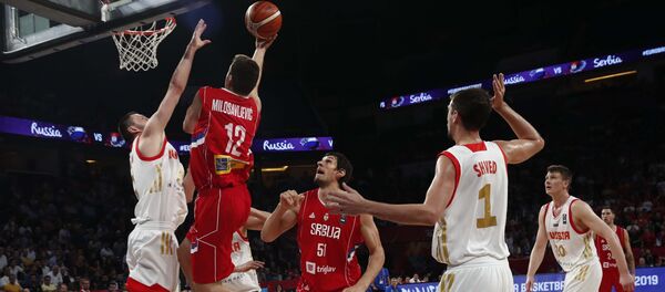 Кошаркаши Србије и Русије Кошаркаши Србије и Русије - Sputnik Србија