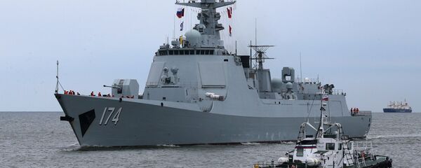 Ракетни разарач Хефеј кинеске морнарице у Балтичком мору Ракетни разарач Хефеј кинеске морнарице у Балтичком мору - Sputnik Србија