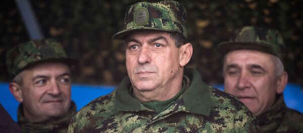 Начелник Генералштаба Љубиша Диковић на војним вежбама - Sputnik Србија
