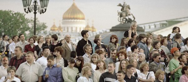 Житељи Москве на Тргу Мањеж - Sputnik Србија