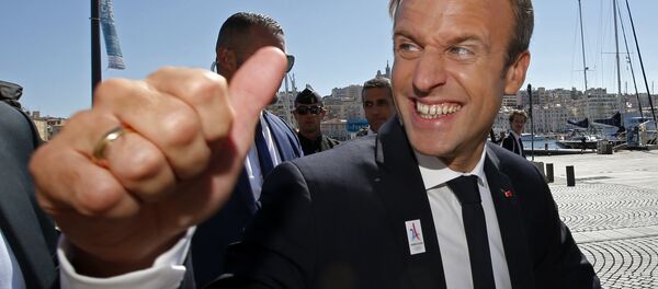 Француски председник Емануел Макрон Француски председник Емануел Макрон - Sputnik Србија