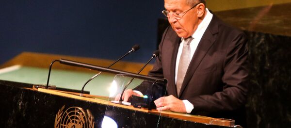 Министар иностраних послова Русије Сергеј Лавров на Генералној скупштини УН Министар иностраних послова Русије Сергеј Лавров на Генералној скупштини УН - Sputnik Србија