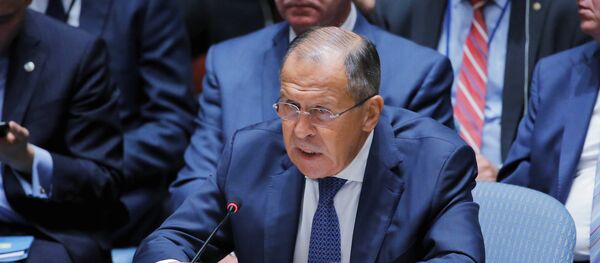 Ministar spoljnih poslova Rusije Sergej Lavrov u Savetu bezbednosti UN Ministar spoljnih poslova Rusije Sergej Lavrov u Savetu bezbednosti UN - Sputnik Srbija