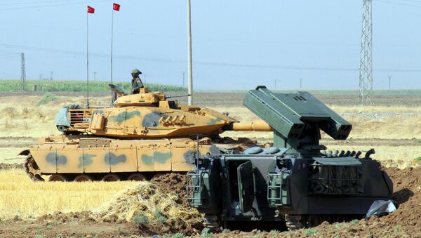 Turski tenk na iračkoj granici - Sputnik Srbija